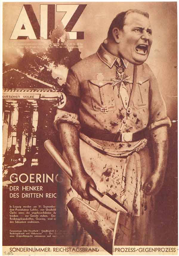 John Heartfield collage Göring The Executioner In Context by Maud Lavin