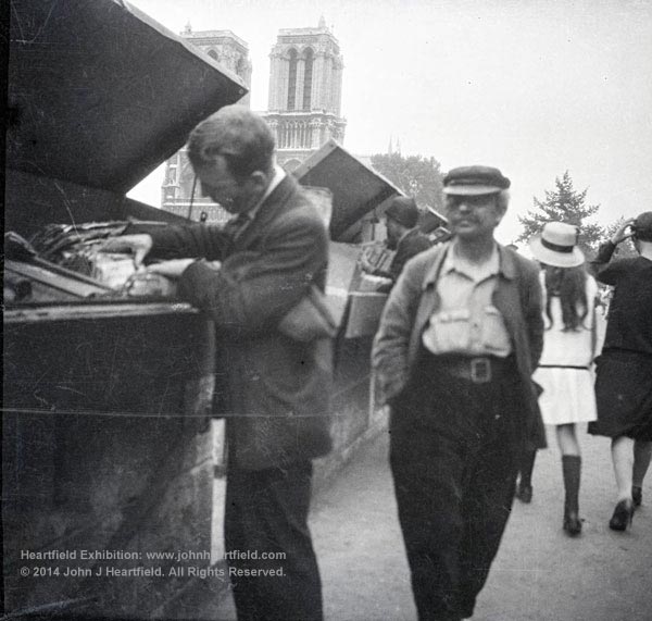John Heartfield photos in Paris, 1935