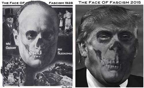 Political Art Museum Donald Trump Face Of Fascism