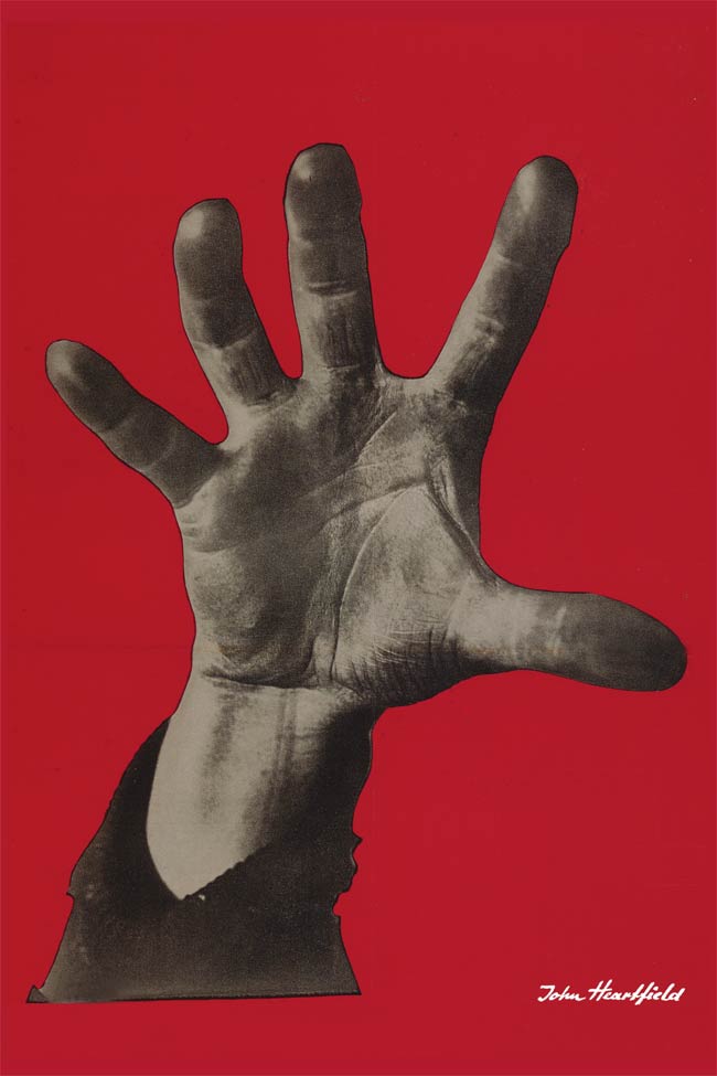 john heartfield political collage 5 Fingers Has The Hand